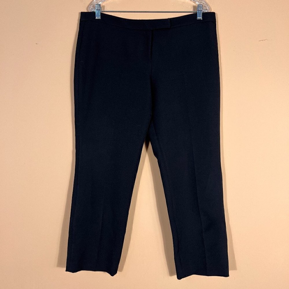 Milly Black Ankle Straight Pants Women's Size 14